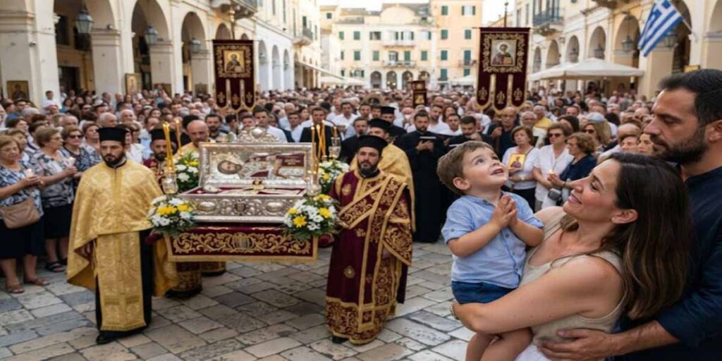 Μια συγκλονιστική μαρτυρία θαύματος του Αγίου Σπυρίδωνα: «Μπαμπά, τον είδα στην μπλε εκκλησία…» - Μια προσωπική μαρτυρία πίστης, ελπίδας και ευγνωμοσύνης